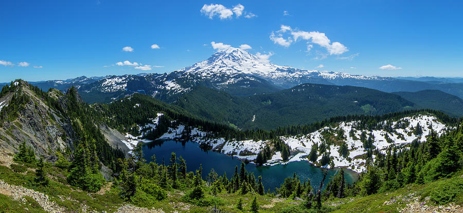 Mount Rainier and Eunice Lake 2 Photograph by Pelo Blanco Photo