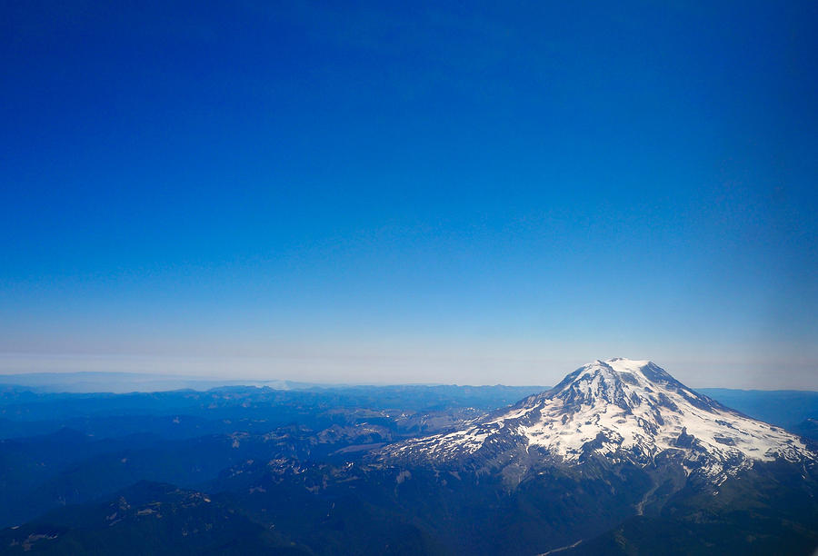 Mount Rainier and its foothills Photograph by Life Makes Art