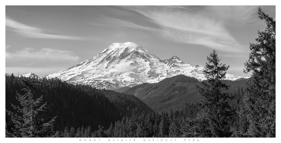 Mount Rainier Poster Photograph by Chad Tracy - Fine Art America