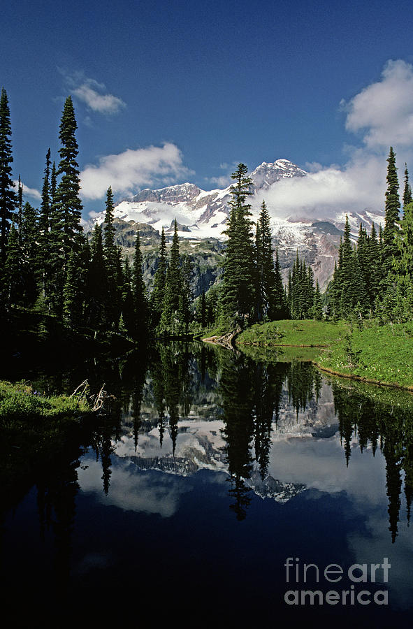 Mount Rainier National Park Photograph - Mount Rainier Reflection by Jim Corwin
