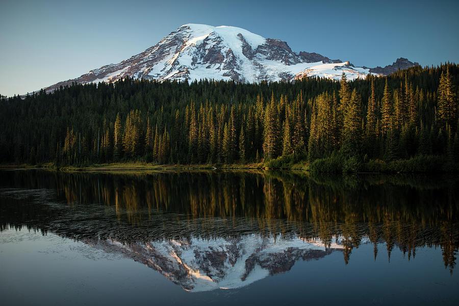 Mount Rainier Sunset Photograph by Erika Holmberg - Fine Art America