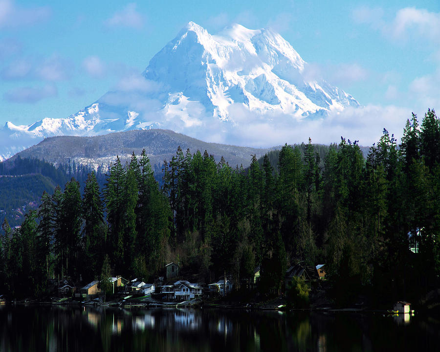 Mount Rainier, Washington Photograph by Rebecca Snyder