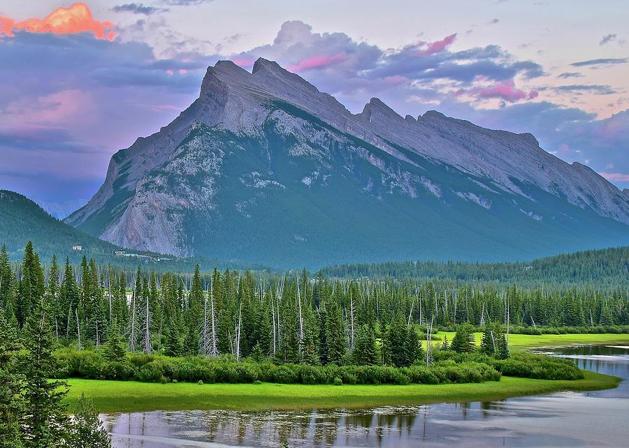 Mount Rundle Photograph by Frozen in Time Fine Art Photography