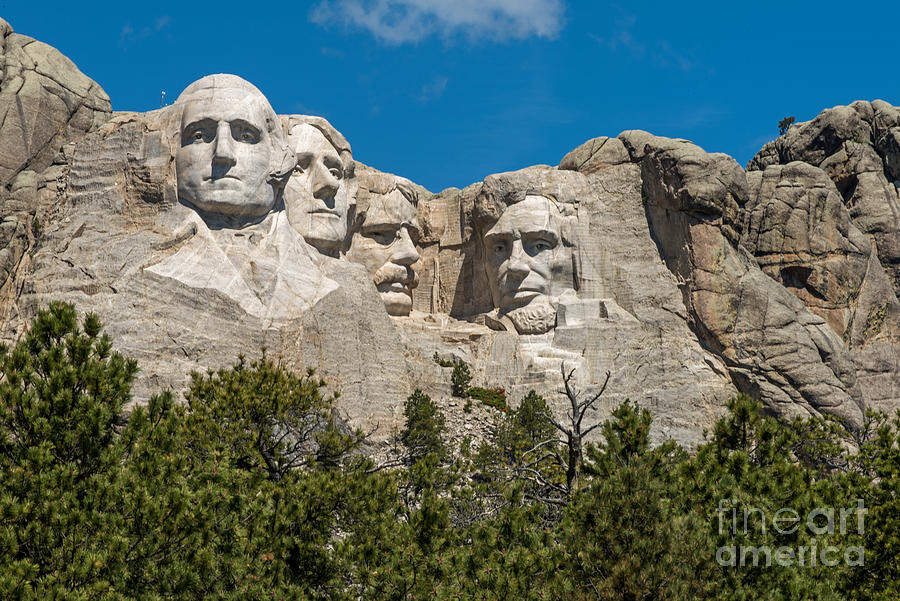 Mount Rushmore 1 Photograph by Willie Harper