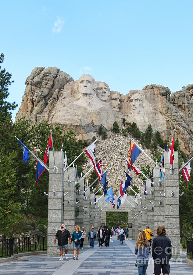 Mount Rushmore  8713 Photograph by Jack Schultz