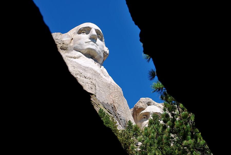 Mount Rushmore Photograph - Mount Rushmore Cave View by Matt Quest