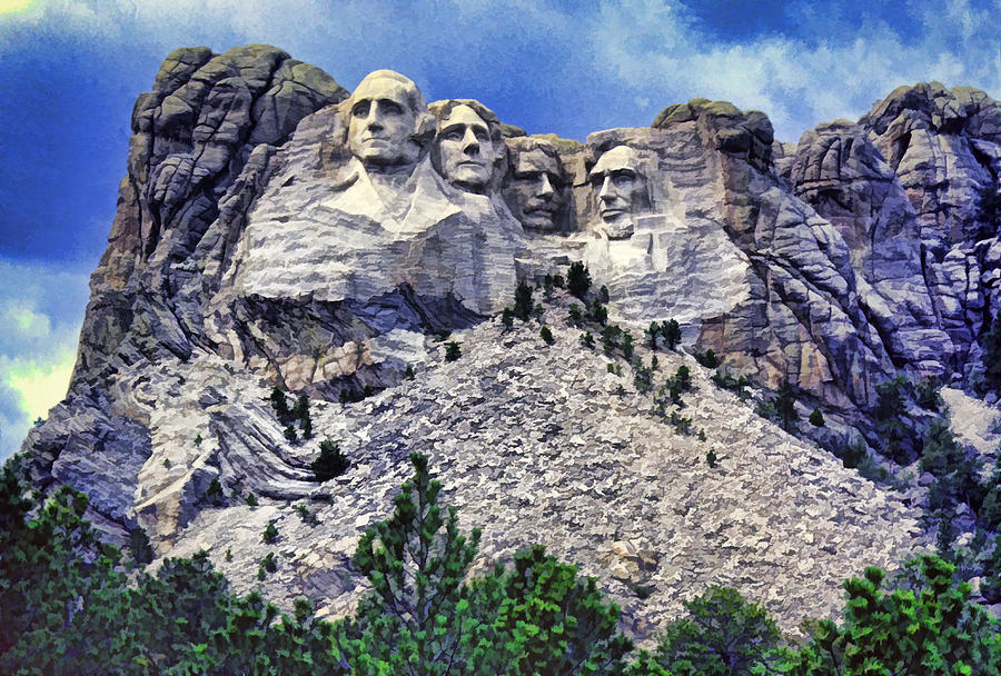 Mount Rushmore Photograph by Dennis Cox