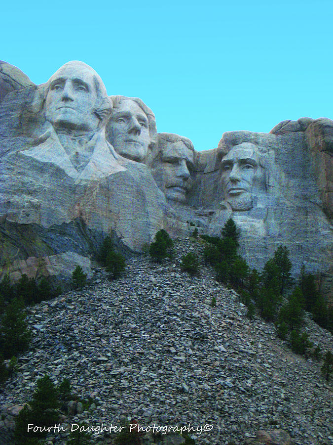 Mount Rushmore Photograph by Diane Shirley