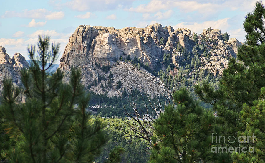 Mount Rushmore Distant View  8891 Photograph by Jack Schultz