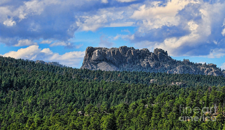 Mount Rushmore in the Distance  8903 Photograph by Jack Schultz