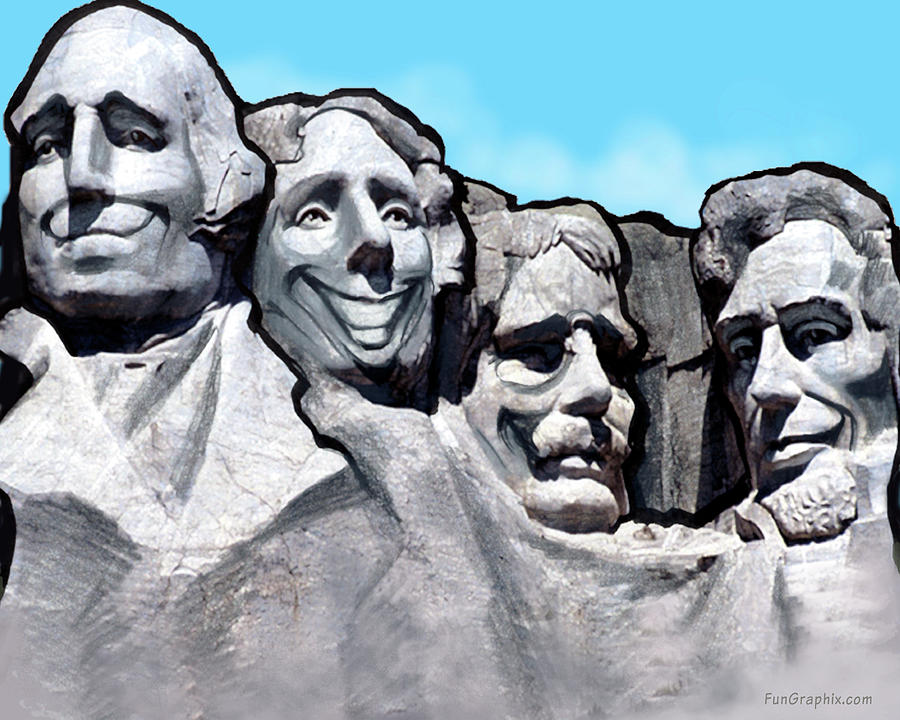 Mount Rushmore Digital Art by Kevin Middleton