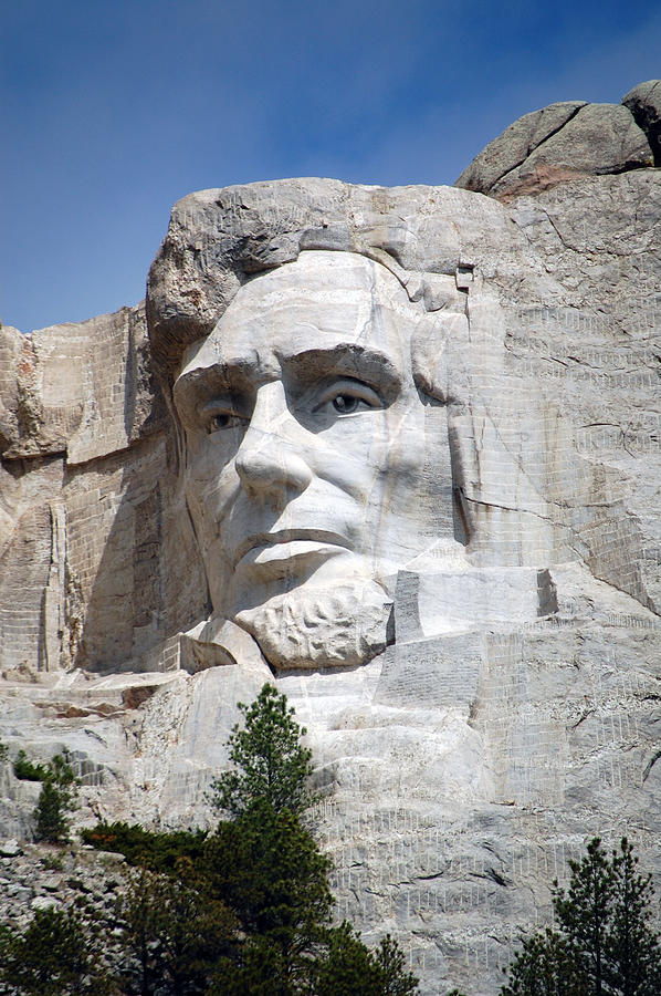 Mount Rushmore National Landmark President Abraham Lincoln South Dakota Photograph by Shawn OBrien