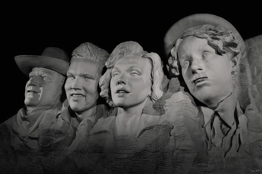 Mount Rushmore Of Entertainment - Pigeon Forge 001 Photograph by George Bostian