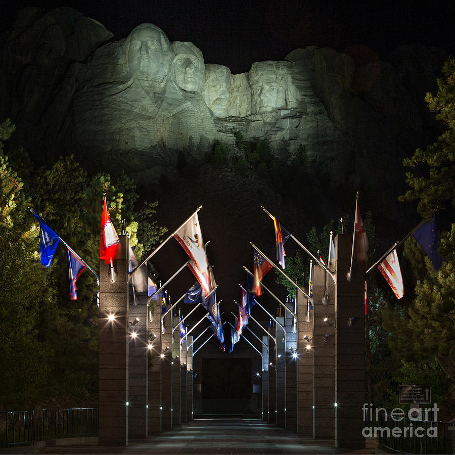 Mount Rushmore Promenade Photograph by Jerry Fornarotto