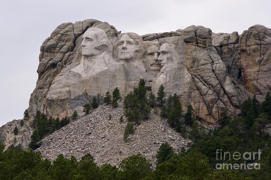 Mount Rushmore Photograph by Sean Griffin