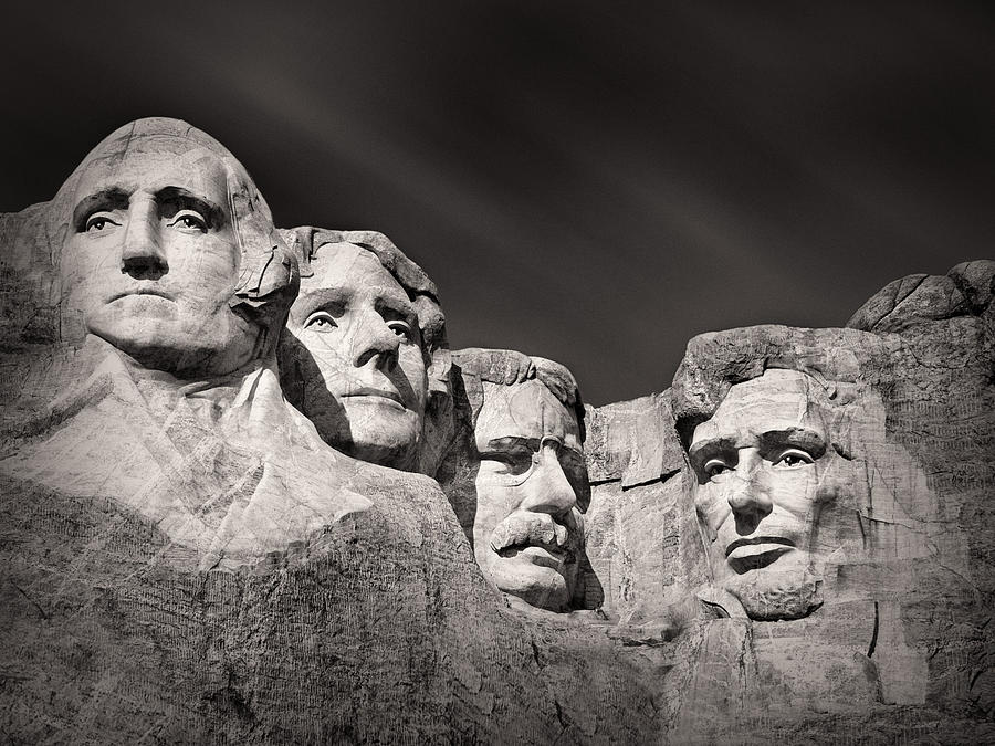 Rushmore Photograph - Mount Rushmore South Dakota USA by Ian Barber