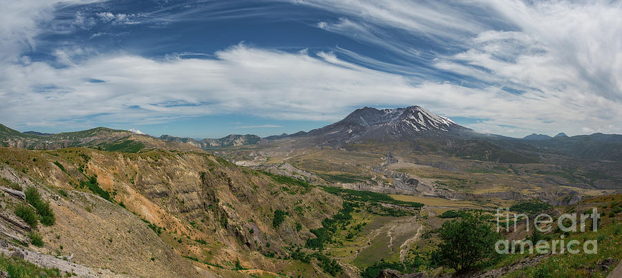 Mount Saint Helens Volcano Washington Photograph