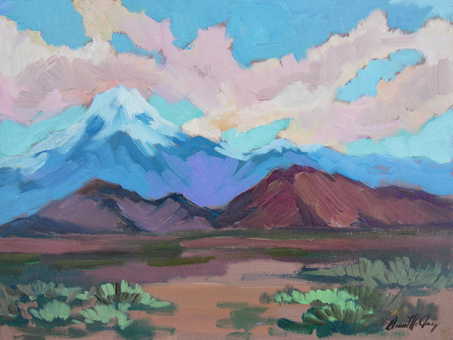 Mount San Gorgonio Painting by Diane McClary