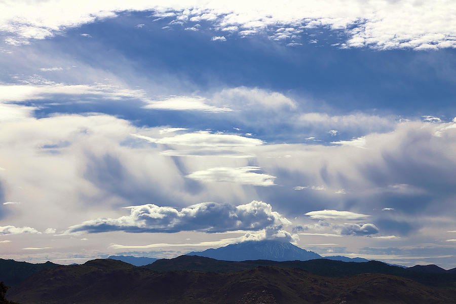 Mount San Jacinto and Clouds Photograph by Viktor Savchenko
