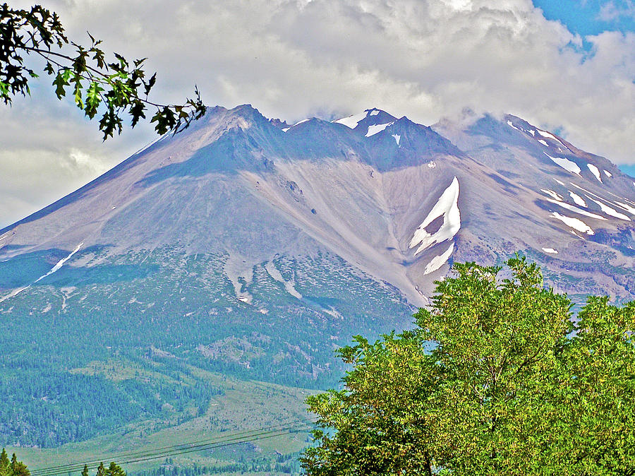 Mount Shasta from Weed-California Photograph by Ruth Hager