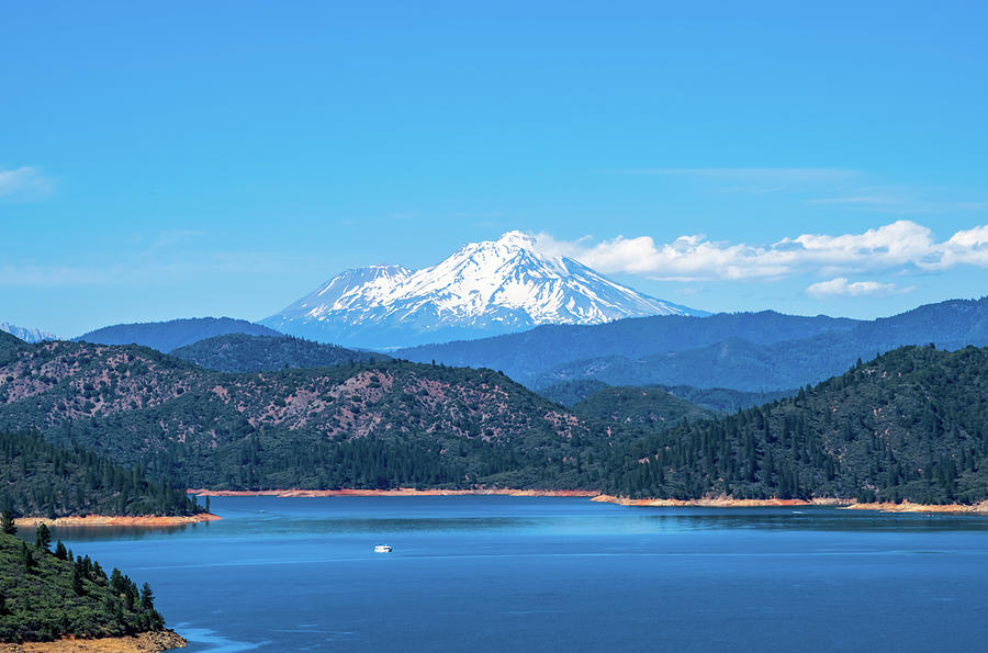 Mount Shasta - Shasta Lake - 1 Photograph by Alan C Wade - Fine Art America