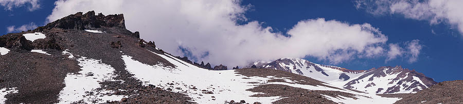 Mount Shasta Summit Panorama Photograph by Lawrence S Richardson Jr