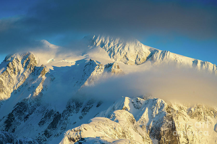 Mount Shuksan Dusk Details Photograph