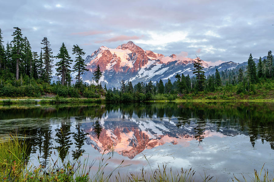 Mount Shuksan, Washington Digital Art by Michael Lee