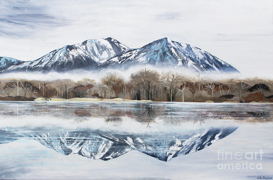 Mountain Painting - Mount Si - Washington State by Jordan Parker