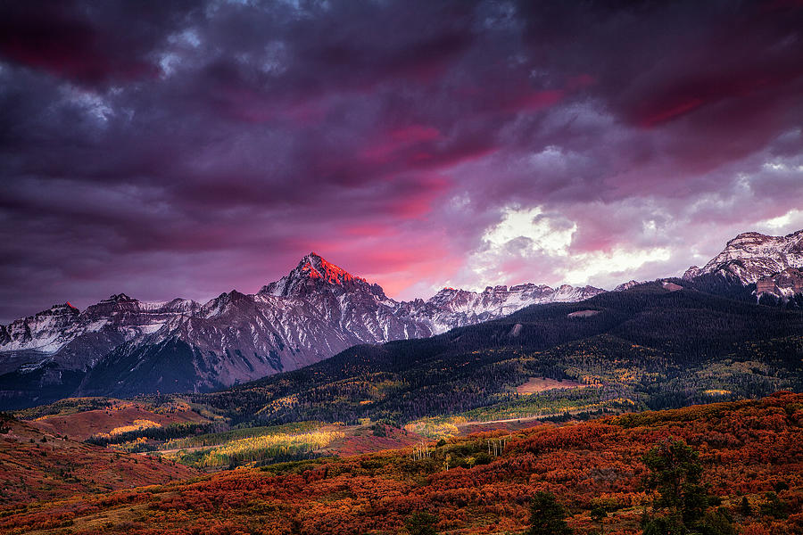 Mount Sneffels at Sunset Photograph by Andrew Soundarajan
