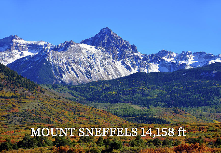 Mount Sneffels landscape Photograph by David Lee Thompson