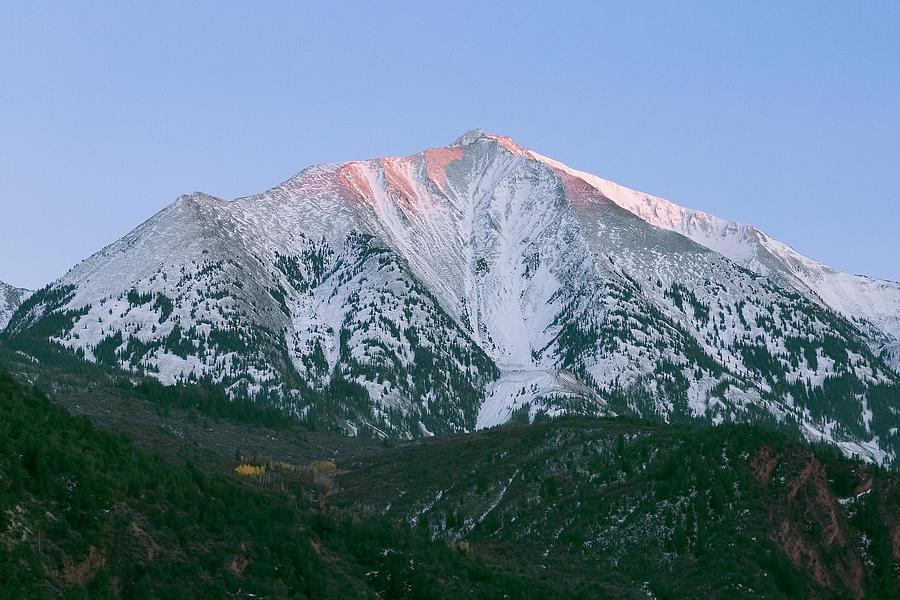 Mount Sopris Alpenglow Photograph by Jemmy Archer