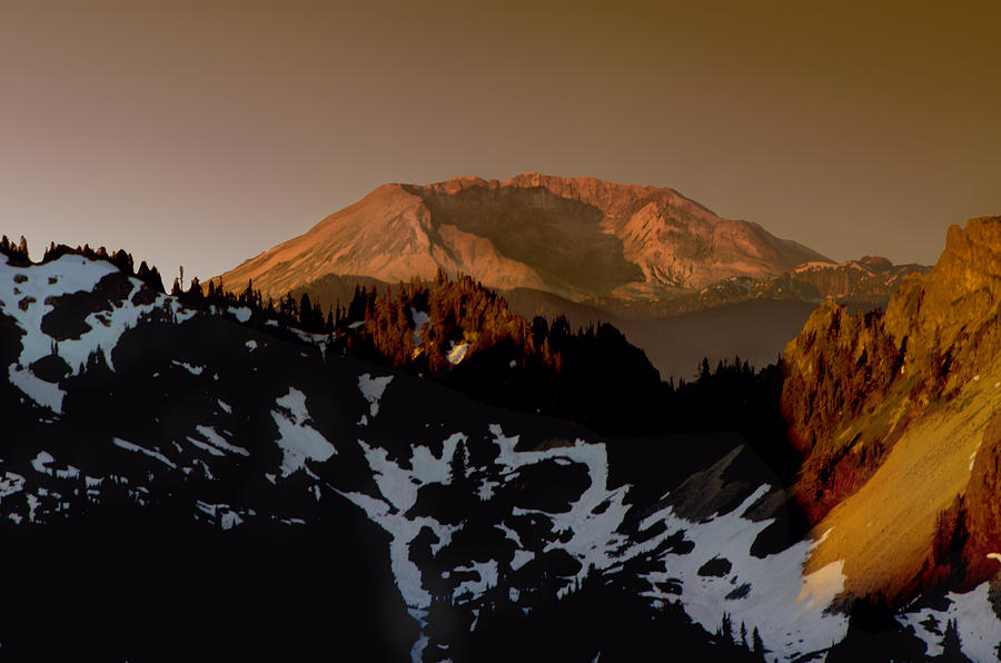 Mount St. Helens from Paradise Photograph by Scenic Edge Photography