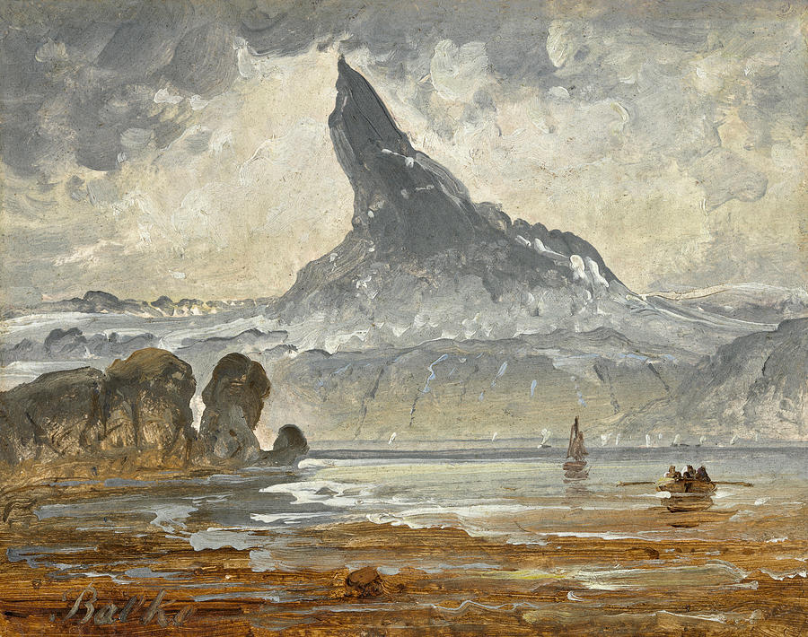 Mount Stetind. Northern Norway #1 Painting by Peder Balke