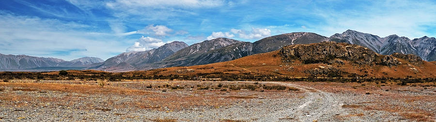 Mount Sunday Panorama Photograph by Catherine Reading