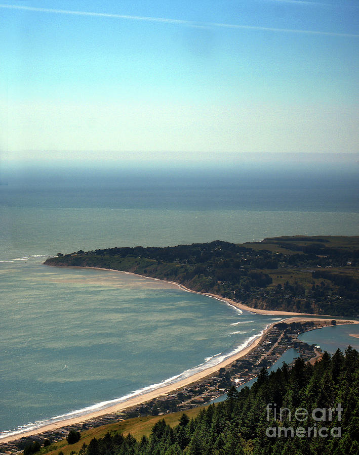 Overlooking Stinson Beach and Bolinas, Marin County, California Photograph by Wernher Krutein