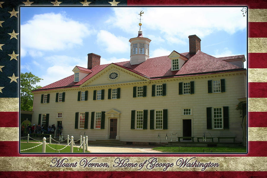 Mount Vernon Home Of George Washington Photograph