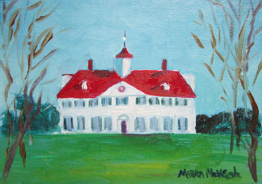 Mount Vernon Painting by Marita McVeigh