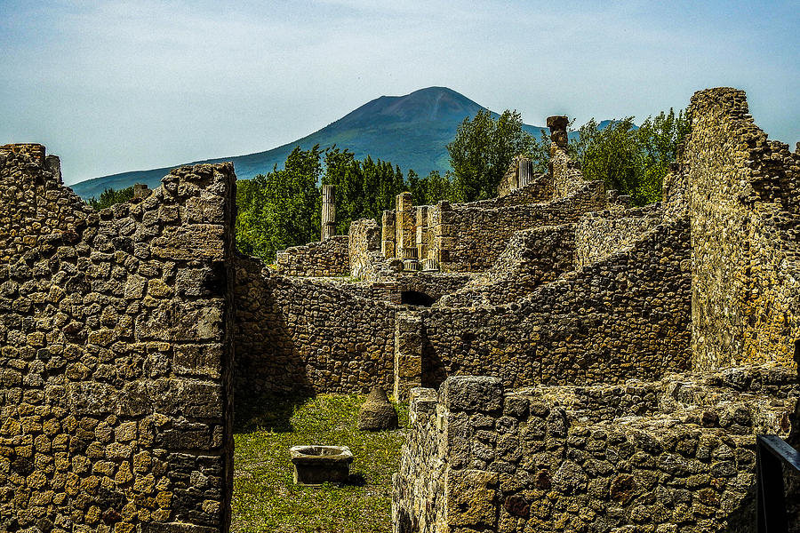 Mount Vesuvius and Pompeii Photograph by Marilyn Burton