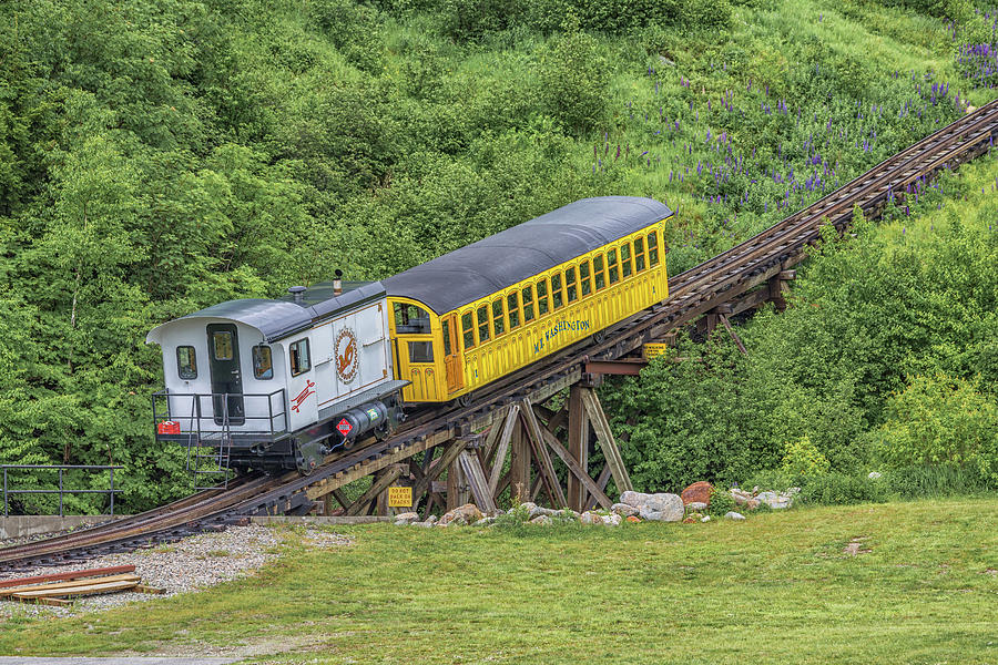 Mount Washington Cog Railway Metallak Photograph by Brian MacLean