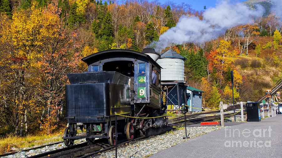 Mount Washington Cog Railway. Photograph by New England Photography