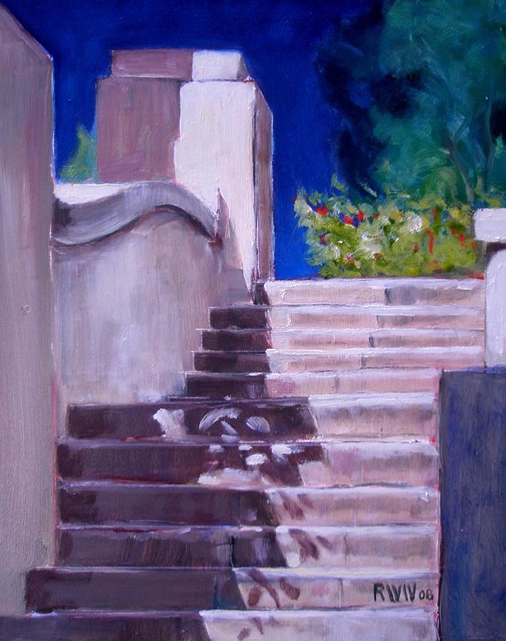 Mount Washington Stairway Painting by Richard  Willson
