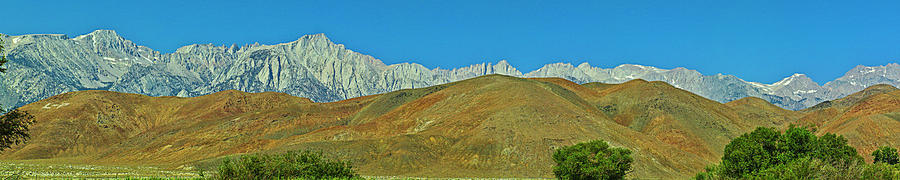 Mount Whitney Panorama Photograph by L J Oakes