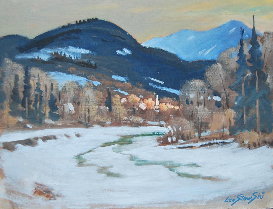 Mountain Beauty Painting by Len Stomski
