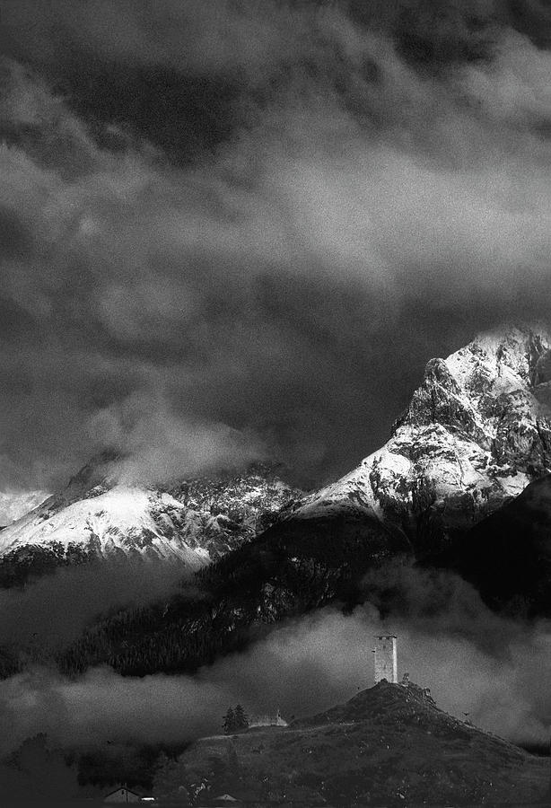 Mountain Photograph - Mountain castle  by Peter V Quenter