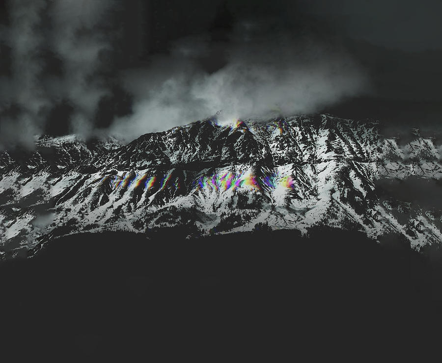 Mountain Digital Art - Mountain Channels by Fly Fly Away