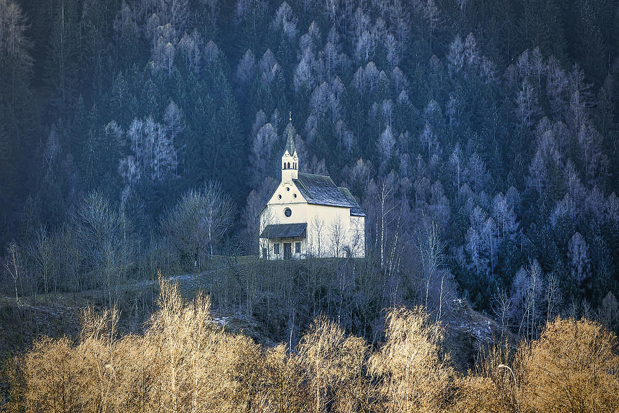 Mountain church Photograph by Roberto Pagani