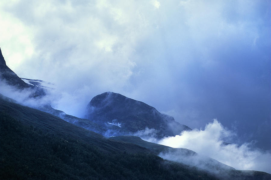 Mountain Clouds Scenery Photograph