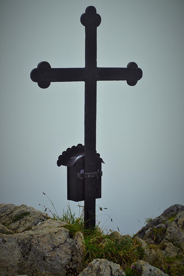 Mountain Cross Photograph by Mark Mitchell