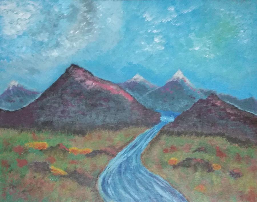 Mountain Painting by Daniel Rustad Mountain Painting by Daniel Rustad